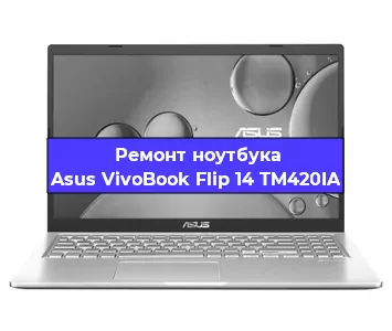 Чистка от пыли и замена термопасты на ноутбуке Asus VivoBook Flip 14 TM420IA в Челябинске